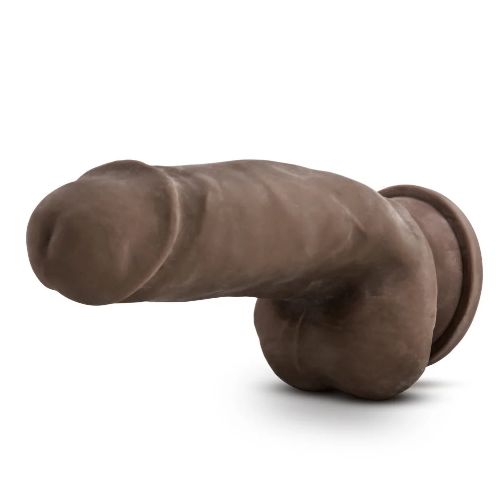 Dildo Realista Posable 7” - 17.7cm - Castanho - Dr. Skin