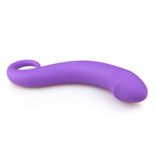 Carregar imagem no visualizador da galeria, Dildo - Curved Dong - Roxo - 17,5cm - EasyToys
