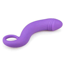 Carregar imagem no visualizador da galeria, Dildo - Curved Dong - Roxo - 17,5cm - EasyToys
