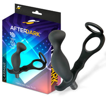 Carregar imagem no visualizador da galeria, Estimulador de próstata com vibração e anel para pénis e testículos - Larimar - AfterDark
