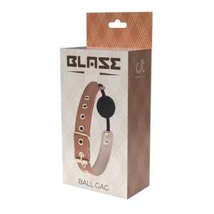 Mordaça com bola de silicone - Camel - Blaze Elite