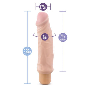 Vibrador realístico - 20cm - Bege - Home Wrecker - AuNaturel