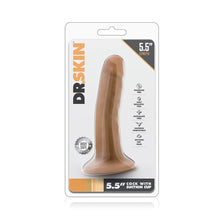 Carregar imagem no visualizador da galeria, Dildo realístico - 5.5&quot; - 13.9 cm - Castanho - Dr. Skin
