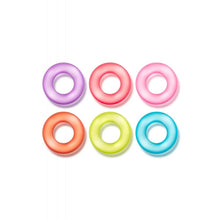 Carregar imagem no visualizador da galeria, Conjunto de 6 anéis para penis e testículos - King of the ring - Blush
