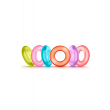 Carregar imagem no visualizador da galeria, Conjunto de 6 anéis para penis e testículos - King of the ring - Blush
