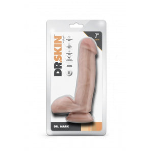 Dildo realístico - 17 cm - Bege - Dr. Mark - Dr. Skin