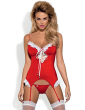 Carregar imagem no visualizador da galeria, Fantasia de Mãe Natal - Jinglebell corset - Obssessive
