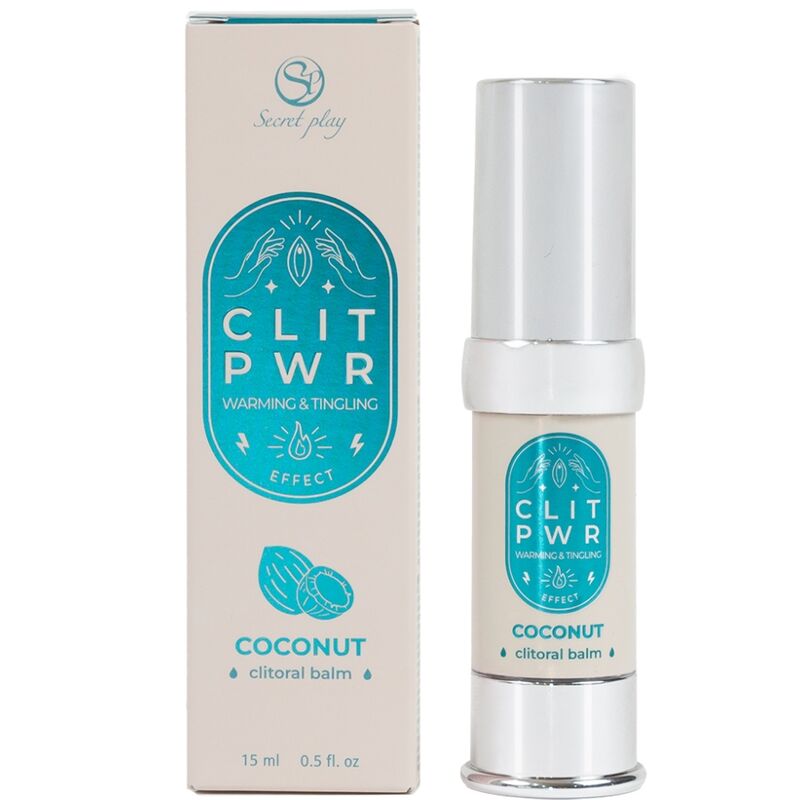 Gel estimulante com efeito vibração e aquecimento - Côco - Secret Play