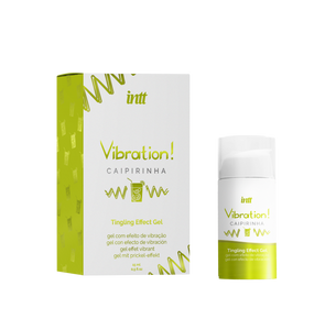 Gel estimulante com efeito vibratório - efeito quente - Caipirinha - 15ml - INTT