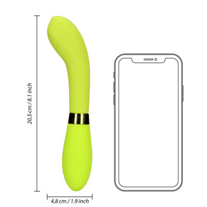 Vibrador Vaginal e Ponto G - Verde - Loveline