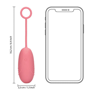 Ovo vibratório vaginal com comando - Rosa - Loveline 