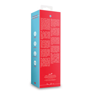 Vibrador vaginal com estimulador de clitóris oscilante - Vermelho - Swinging Rabbit - Loveline