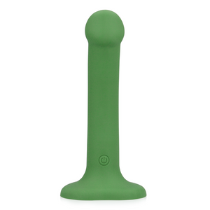 Vibrador recarregável -  16.9 cm - Recarregável - Non-Phallic Vibrating dildo Small - Verde - Loveline