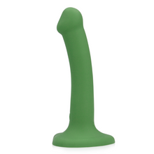 Carregar imagem no visualizador da galeria, Vibrador recarregável -  16.9 cm - Recarregável - Non-Phallic Vibrating dildo Small - Verde - Loveline
