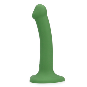 Vibrador recarregável -  16.9 cm - Recarregável - Non-Phallic Vibrating dildo Small - Verde - Loveline