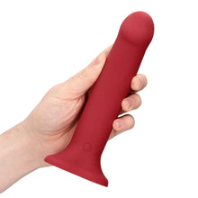 Carregar imagem no visualizador da galeria, Vibrador recarregável - 20 cm - Non-Phallic Vibrating dildo Large - Vermelho - Loveline
