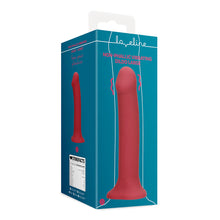 Carregar imagem no visualizador da galeria, Vibrador recarregável - 20 cm - Non-Phallic Vibrating dildo Large - Vermelho - Loveline
