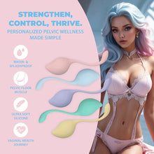 Carregar imagem no visualizador da galeria, Conjunto de bolas vaginais para exercícios pélvicos - Pelvic stem kegel kit - Loveline
