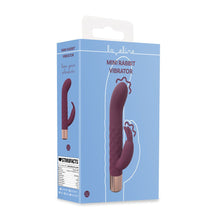 Carregar imagem no visualizador da galeria, Vibrador vaginal com estimulador de clitóris - Bordô - Mini rabbit vibrator - Loveline
