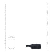 Carregar imagem no visualizador da galeria, Manga aberta para o pénis com anel para os testículos - Preto - Cock ring &amp; ribbed sleeve - Levelz
