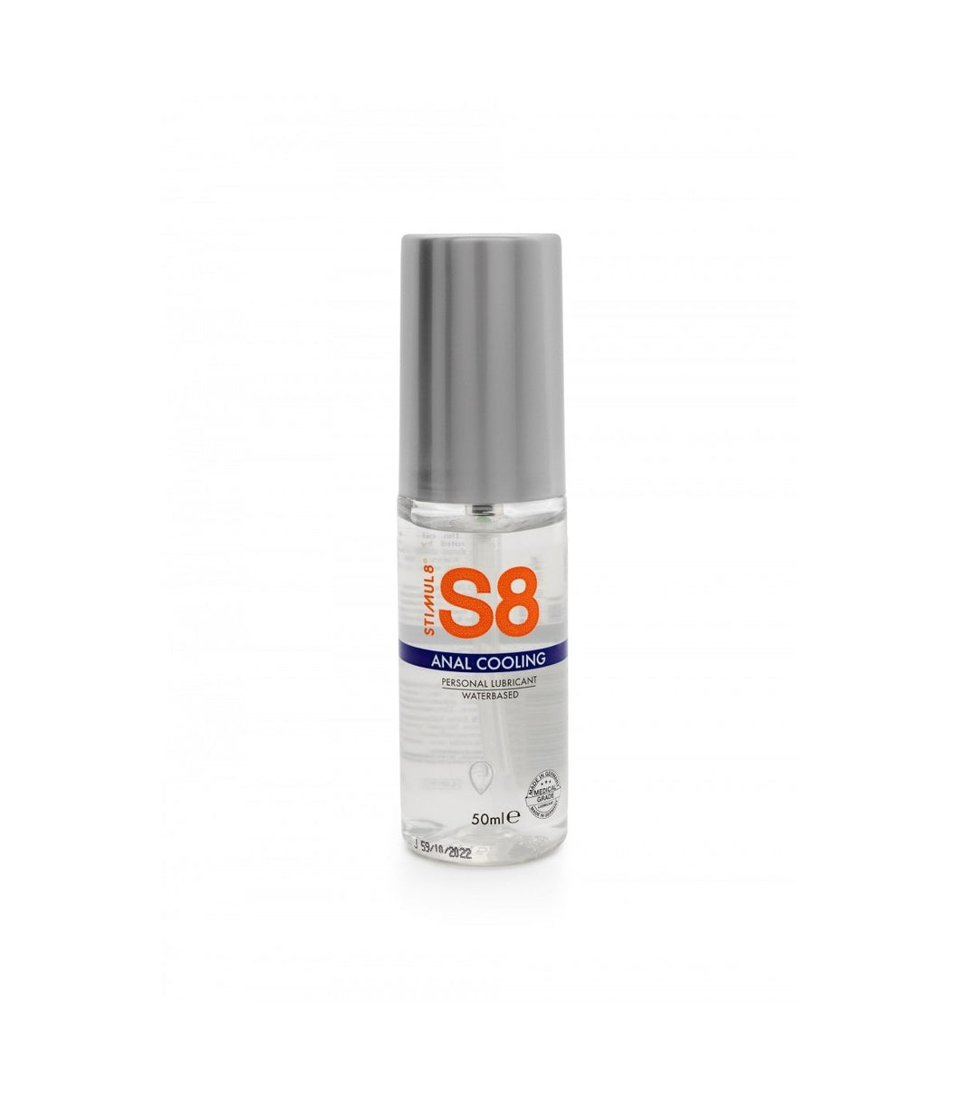 Lubrificante anal à base de água - Efeito refrescante - 50ml - S8