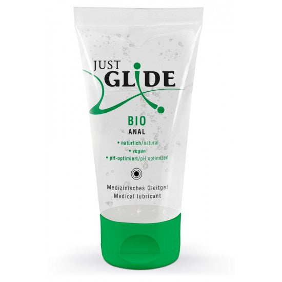 Lubrificante à base de água - Anal - Bio - 50ml -  Just Glide