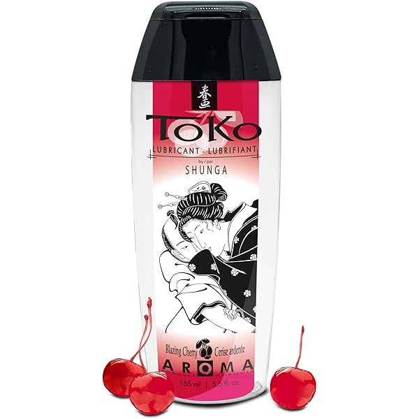 Lubrificante à base de água - Cereja- 165ml - Toko