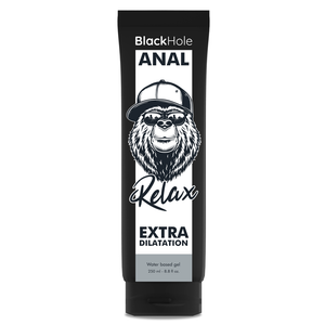 Lubrificante à base de silicone - Dilatador e Relaxante - 250ml - Black Hole