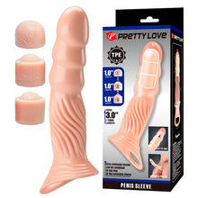Carregar imagem no visualizador da galeria, Manga para pénis com 3 extensores de 7.5 cm - Penis sleeve - Pretty Love
