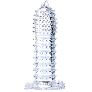 Manga para pénis com textura estimulante - 14 cm - Pénis Sleeve - Baile