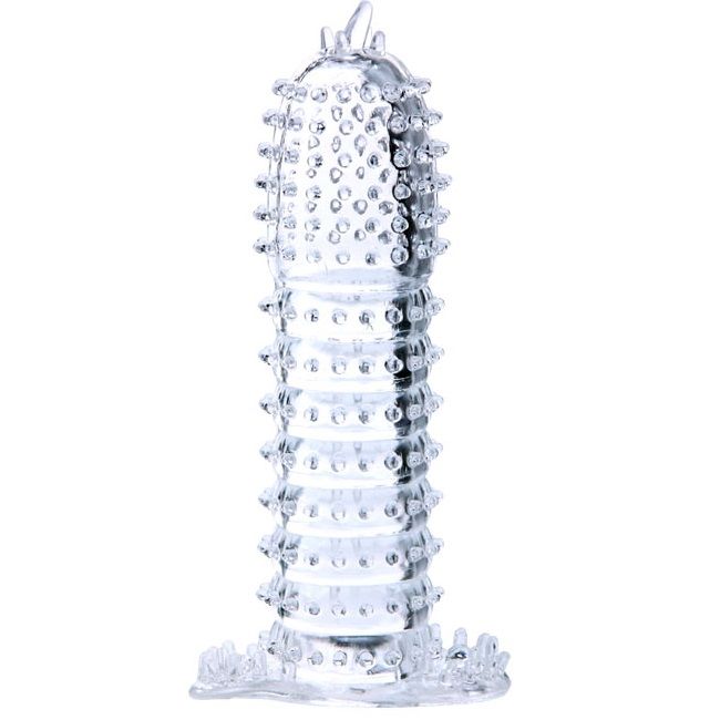 Manga para pénis com textura estimulante - 14 cm - Pénis Sleeve - Baile