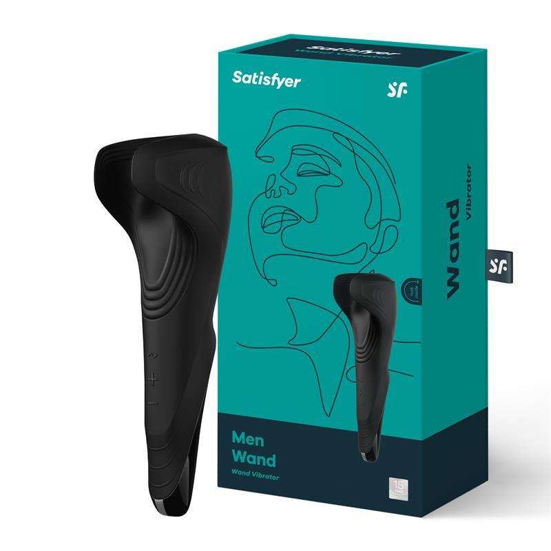 Masturbador masculino com vibração - Recarregável - Men Wand - Satisfyer