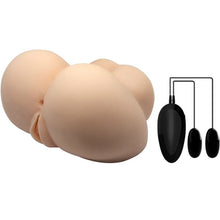 Carregar imagem no visualizador da galeria, Masturbador masculino com vibração - Vagina e ânus - Busty butt - Crazy Bull
