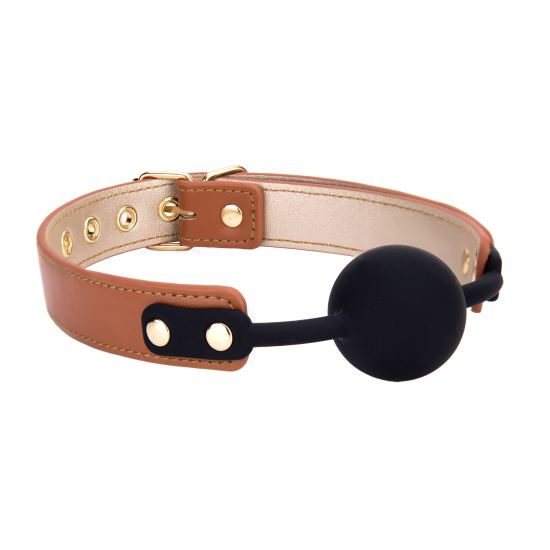 Mordaça com bola de silicone - Camel - Blaze Elite