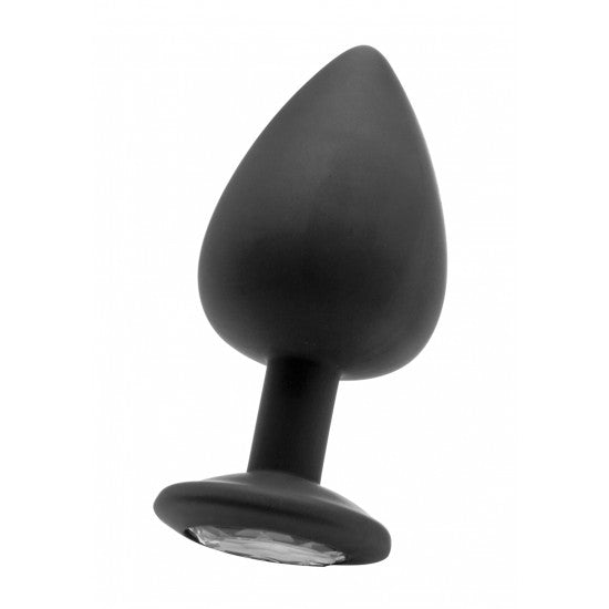 Plug anal - Extra large diamond butt plug - Preto - Ouch