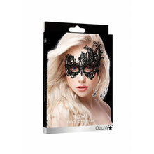 Carregar imagem no visualizador da galeria, Máscara Veneziana em renda - Royal - Black lace mask - Ouch

