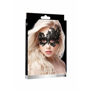 Máscara Veneziana em renda - Royal - Black lace mask - Ouch