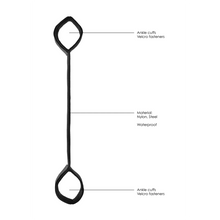 Carregar imagem no visualizador da galeria, Barra espaçadora com algemas de tornozelos - Spreader bar with cuffs - Ouch!
