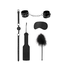 Carregar imagem no visualizador da galeria, Kit BDSM com 5 peças - Preto - Introductory bondage kit #4 - Ouch!
