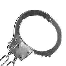Carregar imagem no visualizador da galeria, Algemas metálicas para pulsos - Metal hand cuffs - Ouch!
