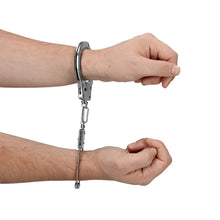 Carregar imagem no visualizador da galeria, Algemas metálicas para pulsos - Metal hand cuffs - Ouch!
