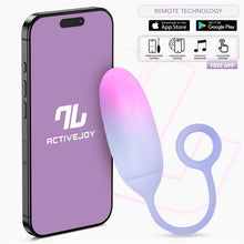 Carregar imagem no visualizador da galeria, Ovo vaginal vibratório controlado por APP - Recarregável - Azul e Rosa - IntoYou
