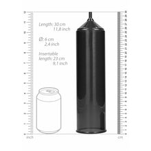 Carregar imagem no visualizador da galeria, Bomba manual para aumentar o pénis + Anel peniano - Preto - Elite beginner pump - Pumped

