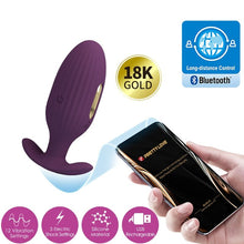 Carregar imagem no visualizador da galeria, Plug anal com vibração e eletroestimulação - com APP - Jefferson - Pretty Love

