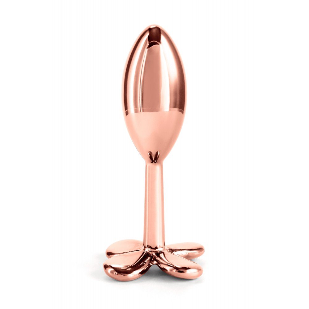 Plug anal em alumínio cónico - Rose gold - Rear Assets