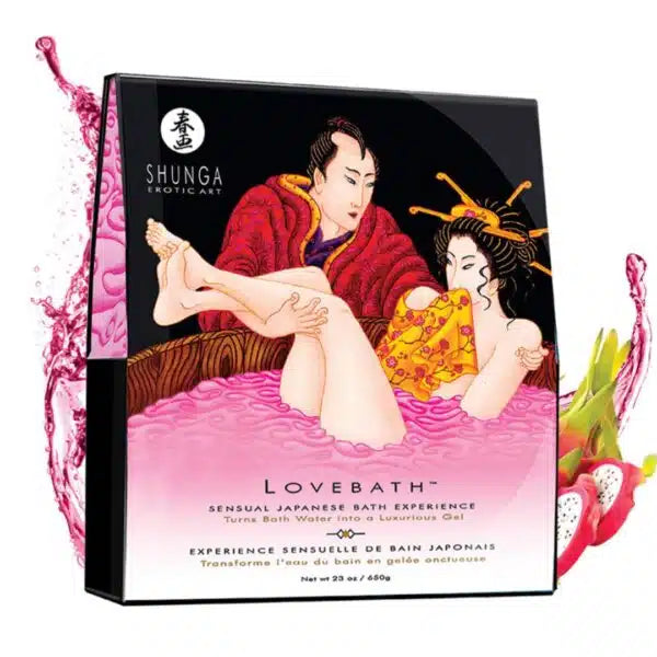 Sais de banho - Love bath - Dragon fruit - Pitaya - 650g - Shunga