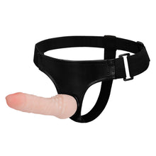 Carregar imagem no visualizador da galeria, Strap-on com dildo realista removível - 16,3cm - Ultra cyberskin penis - Baile
