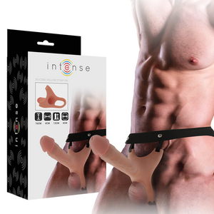Strap-on oco - 16 cm - Silicone Hollow Strap-on - Intense
