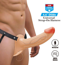 Carregar imagem no visualizador da galeria, Strap-on oco - Bege - 16.8cm - London - Pretty Love
