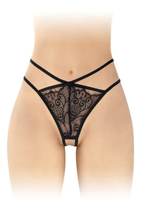 Tanga em renda - Preta - Mylene - Fashion Secret